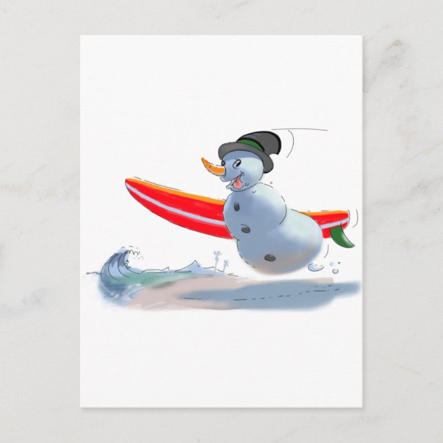 Postal sUrFeR sNoWmAn (Anverso)