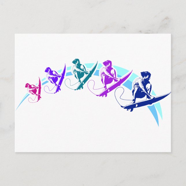 Postal Surferwave (Anverso)