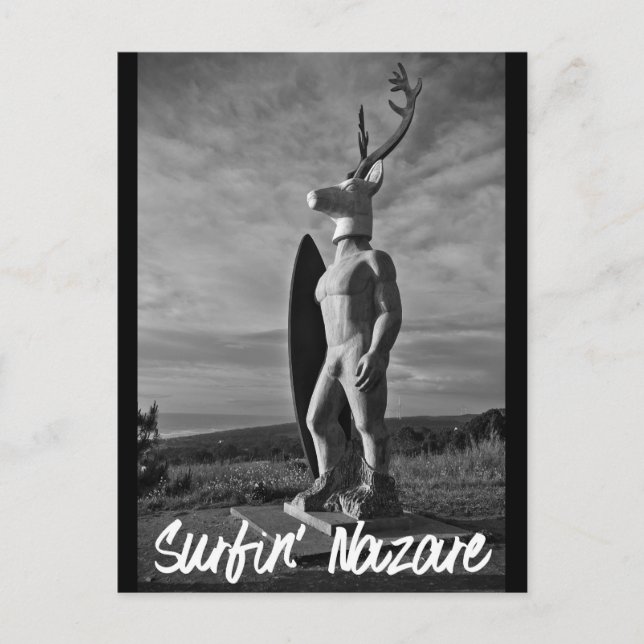 Postal Surfin Nazare (Anverso)