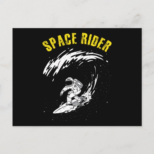 Postal Surfing Astronauta Space Rider (Anverso)