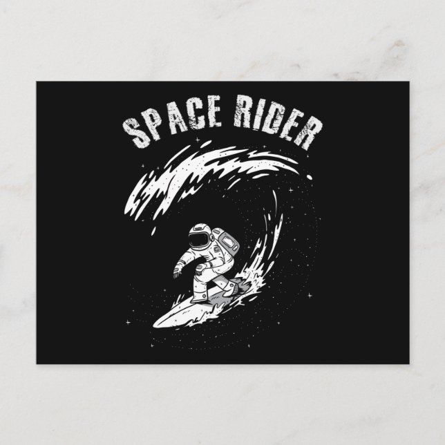 Postal Surfing Astronauta Space Rider (Anverso)