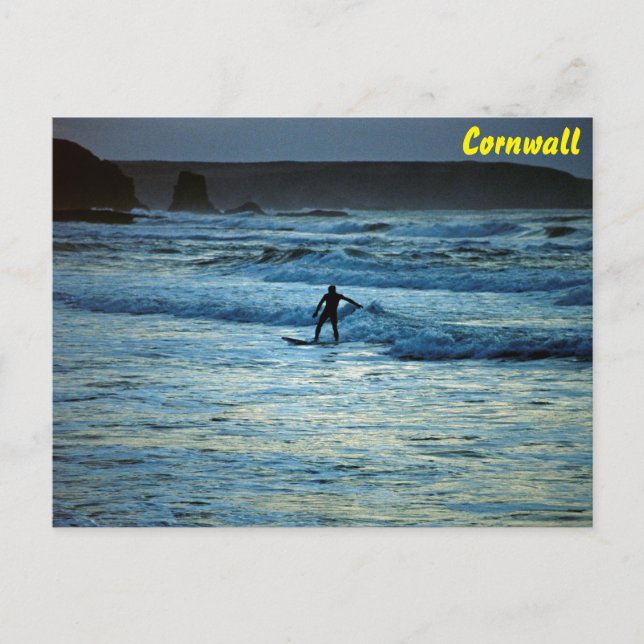 Postal Surfing Cornwall (Anverso)