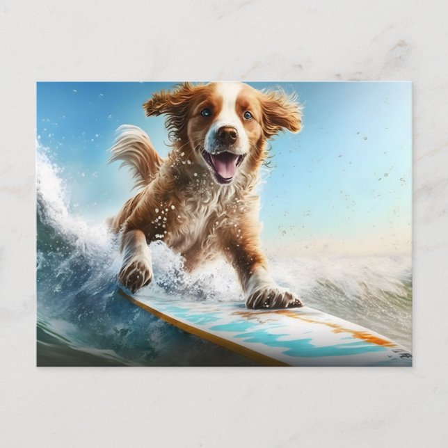 Postal Surfing Dog (Anverso)