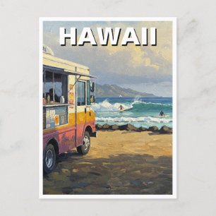 Postal Surfing en el Camión de Comida Hawaii