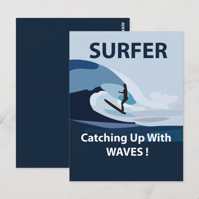 Postal Surfing Playa de Surfista  (Anverso / Reverso)