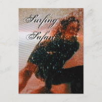 Surfing Safari I Postcard - Personalizable
