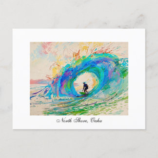 Postal Surfing the Barrel