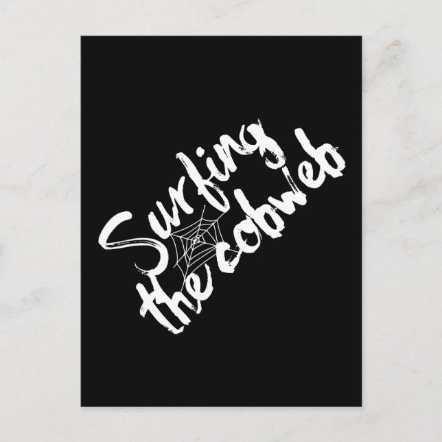 Postal Surfing the Cobweb Quote (Anverso)