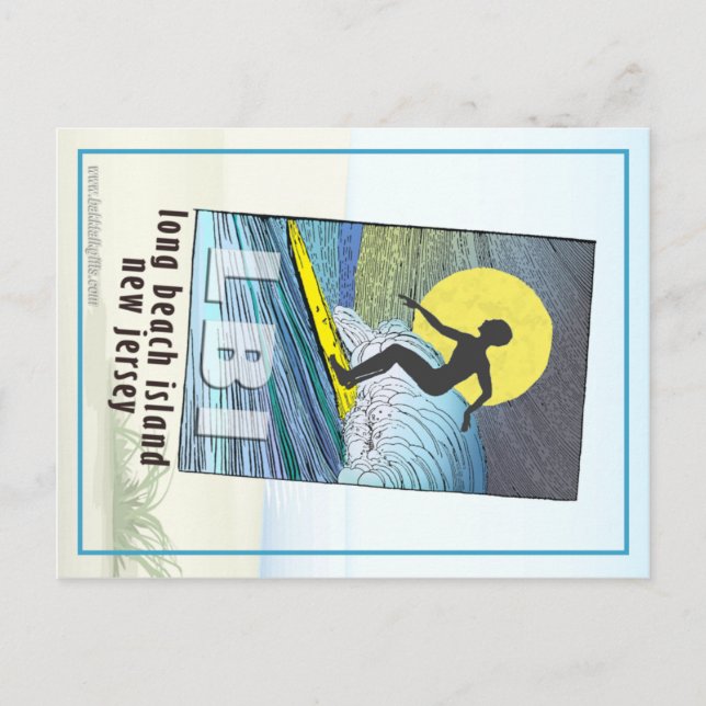 Postal Surfista. (Anverso)