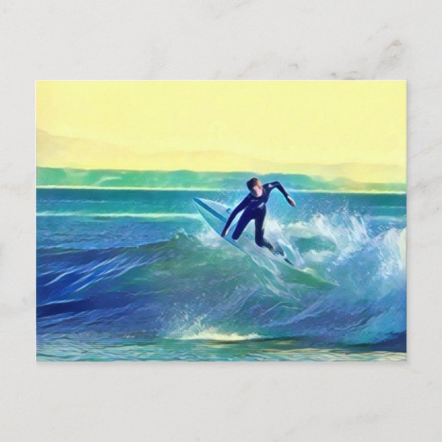 Postal Surfista (Anverso)