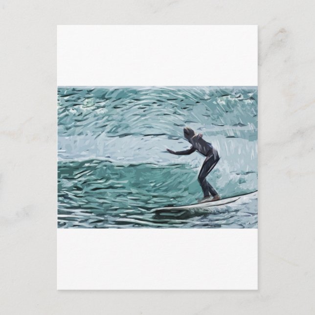 Postal surfista (Anverso)