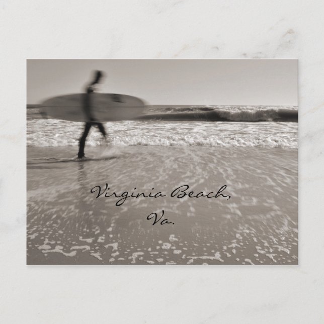 Postal Surfista de Shirley Taylor (Anverso)