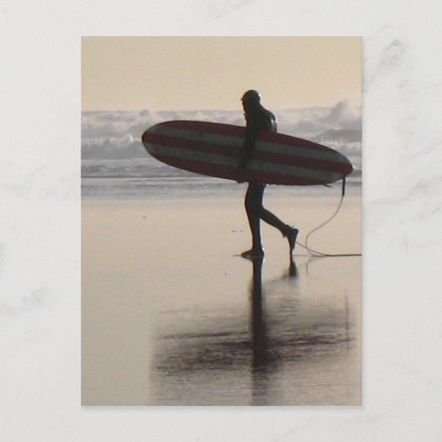 Postal Surfista en Ocean Beach (Anverso)