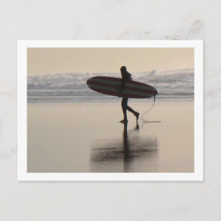 Postal Surfista en Ocean Beach