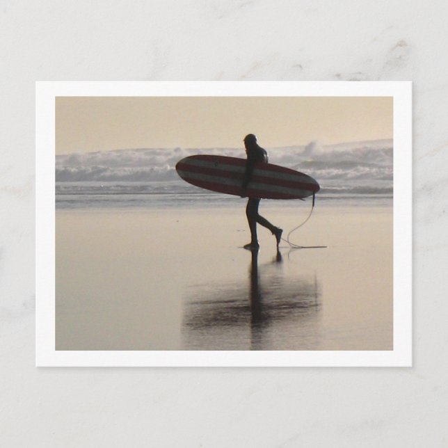 Postal Surfista en Ocean Beach (Anverso)