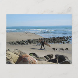 Postal Surfista en Rincon Beach, Ventura, CA