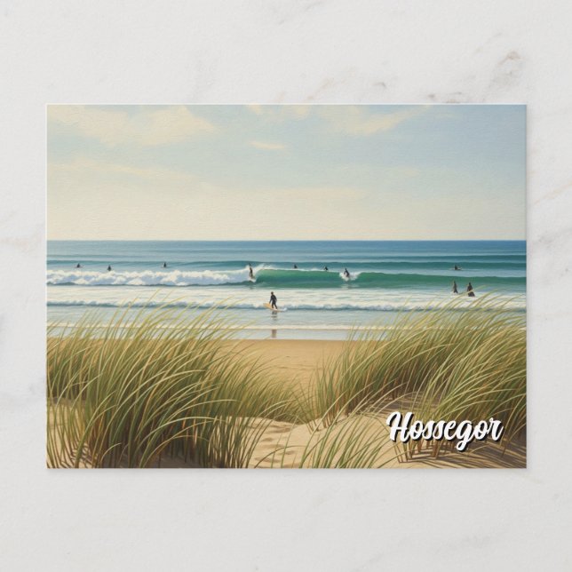 Postal Surfistas de Hossegor France (Anverso)