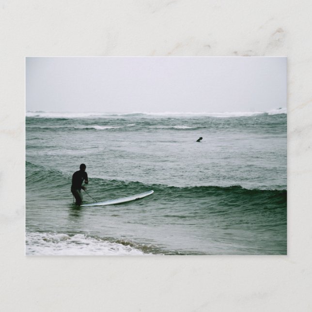 Postal Surfistas de la costa norte (Anverso)