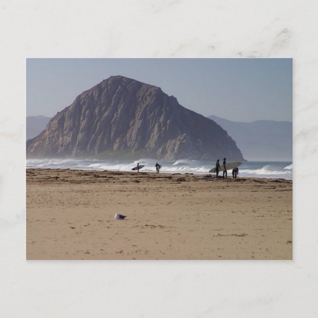 Postal Surfistas De Morro Rock (Anverso)