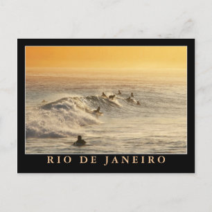 Postal "Surfistas, Río de Janeiro"