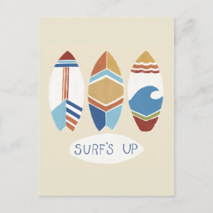 Postal ¡Surf's Up! Surfboards