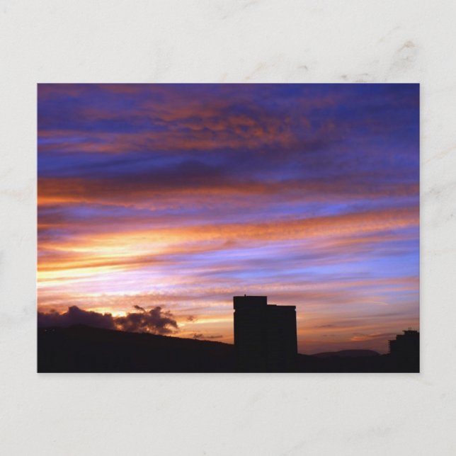 Postal Surgimiento de sol mágico en Hawái (Anverso)