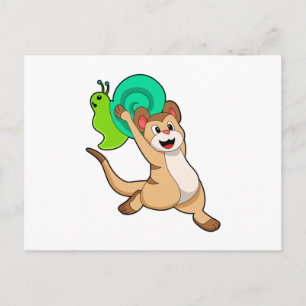 Postal Suricata con caracol.PNG