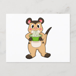 Postal Suricata con Ramen