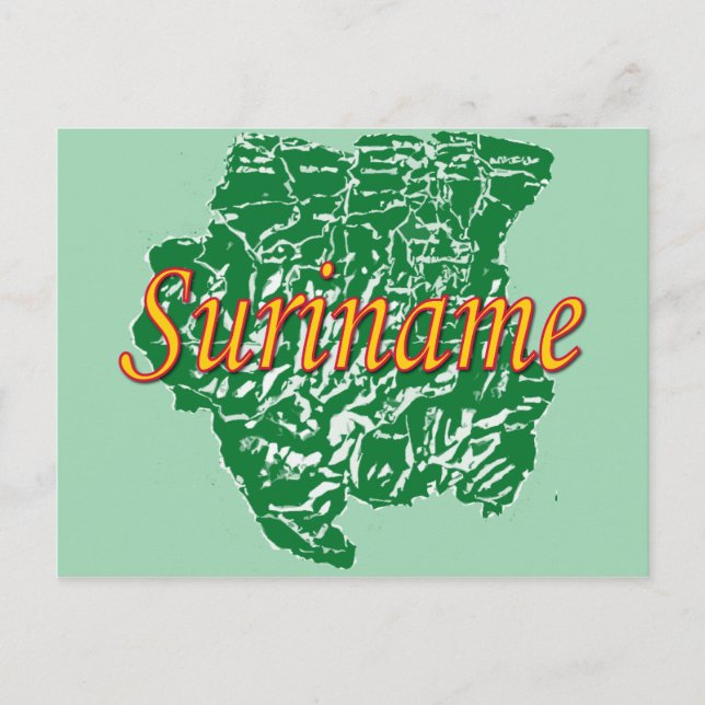 Postal Surinam (Anverso)