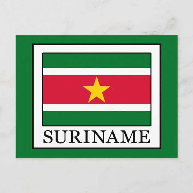 Postal Surinam (Anverso)