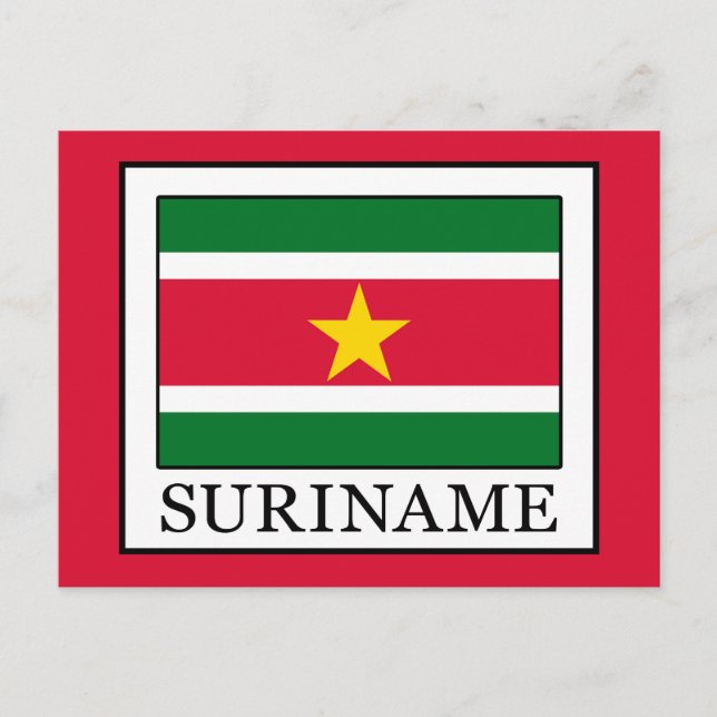 Postal Surinam (Anverso)