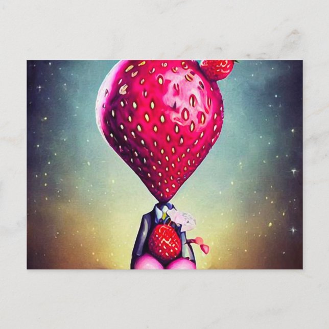 Postal Surreal Berry Boy (Anverso)