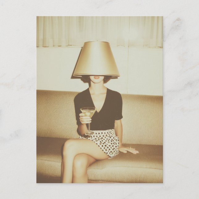 Postal Surreal Martini Mood Portrait (Anverso)