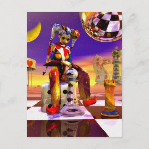 Postal Surreal Time de Lenny, arte metafísico
