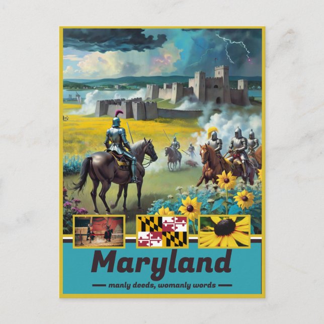 Postal Surrealismo histórico de Maryland (Anverso)