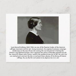 Postal Susan B. Anthony - Feminista