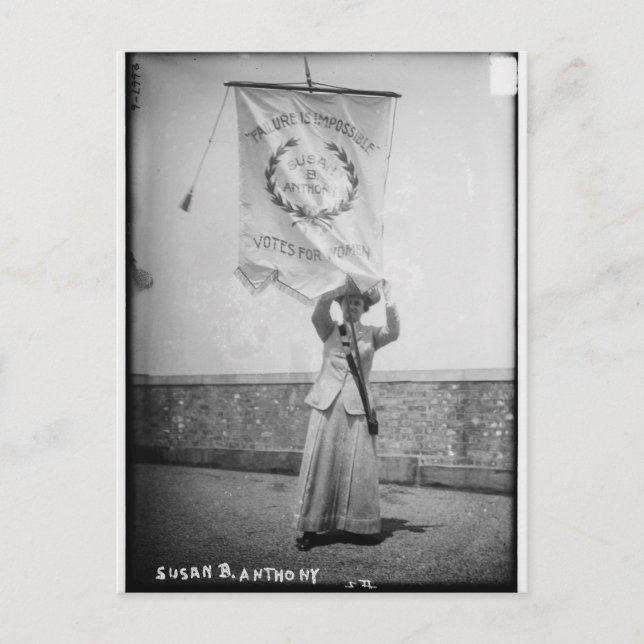 Postal Susan B. Anthony Fracaso es imposible (Anverso)