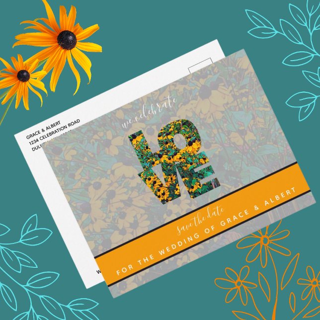 Postal Susan de ojos marrones AMA Boda Guardar fecha Tarj (Subido por el creador)