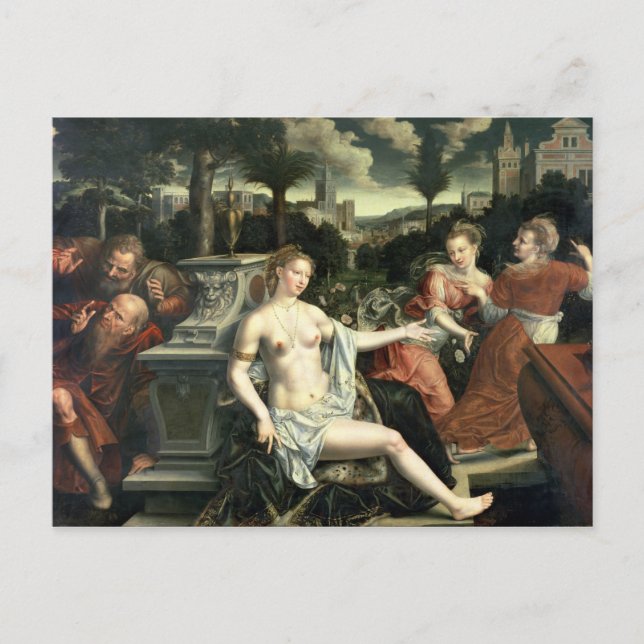 Postal Susanna y los mayores, 1567 (Anverso)