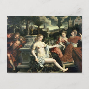 Postal Susanna y los mayores, 1567