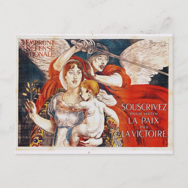 Postal Suscripción a Hasten Peace by Victory (Anverso)