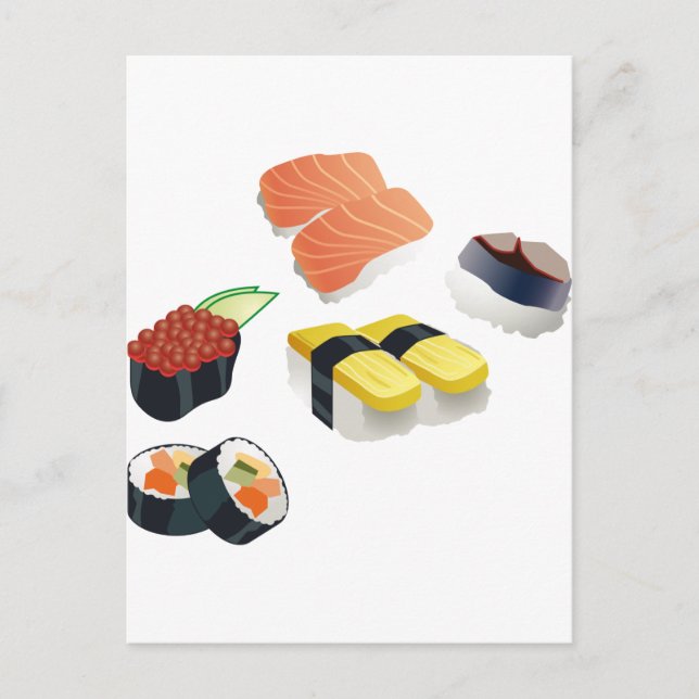 Postal sushi (Anverso)