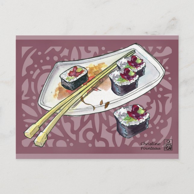 Postal Sushi Bites (Anverso)