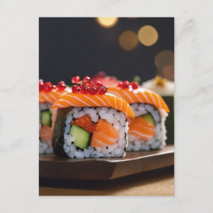Postal sushi bokeh
