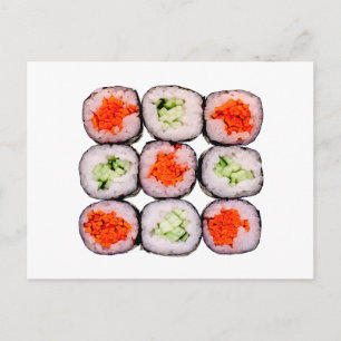 Postal Sushi cambia plantilla de comida japonesa