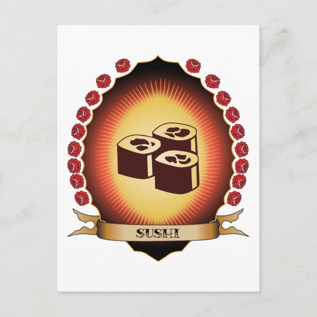 Postal Sushi Mandorla (Anverso)