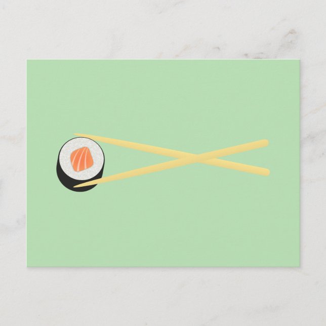 Postal Sushi perfecto I (Anverso)