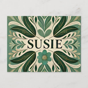 Postal SUSIE ~ Ozing Pastels ~ 3D Fractal Design ~