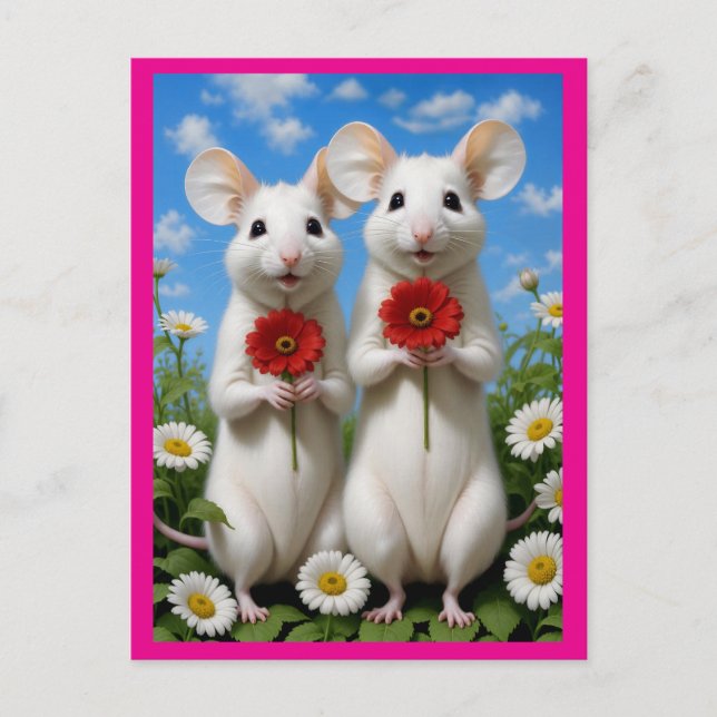 Postal süsse Mäuse (Anverso)