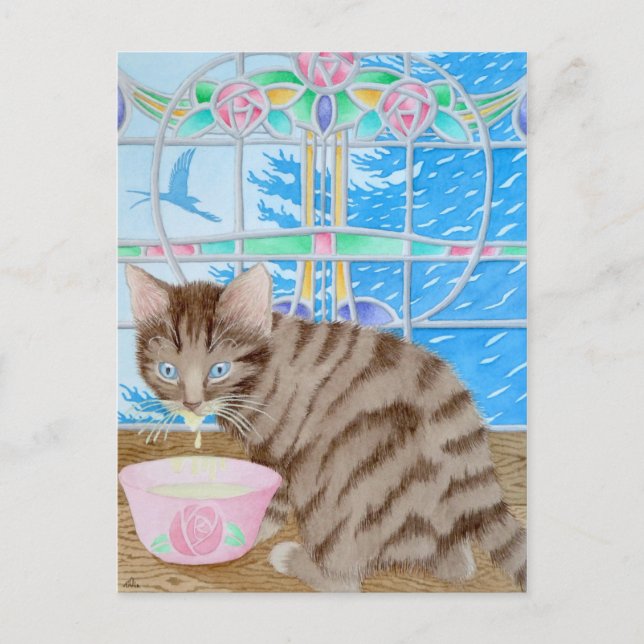 Postal ¡Susurros cubiertos de crema! (Anverso)